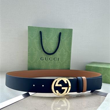 GUCCI   2024新款時尚皮帶  4.0CM