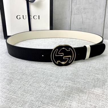 GUCCI   2024新款時尚皮帶  3.8CM