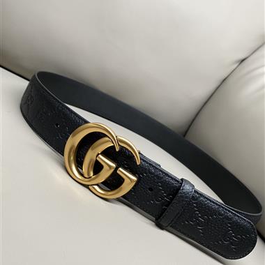 GUCCI   2024新款時尚皮帶  3.8CM