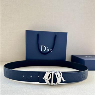 DIOR   2024新款時尚皮帶  3.5CM