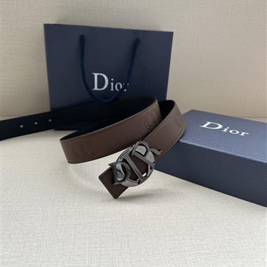 DIOR   2024新款時尚皮帶  3.5CM