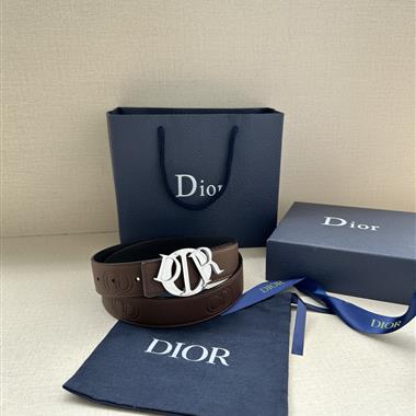 DIOR   2024新款時尚皮帶  3.5CM