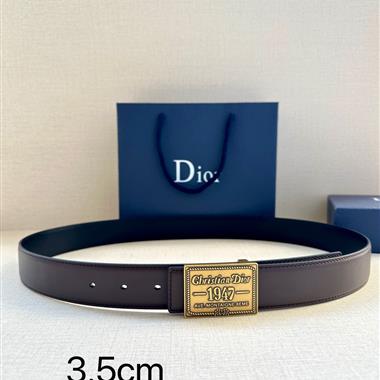 DIOR   2024新款時尚皮帶  3.5CM