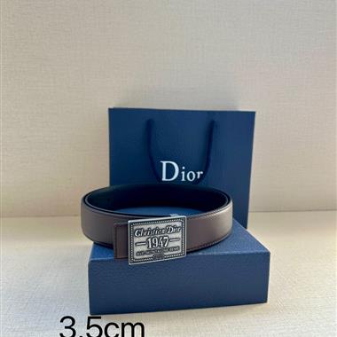 DIOR   2024新款時尚皮帶  3.5CM