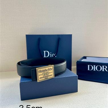 DIOR   2024新款時尚皮帶  3.5CM