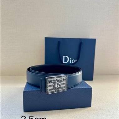 DIOR   2024新款時尚皮帶  3.5CM