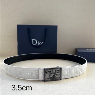 DIOR   2024新款時尚皮帶  3.5CM