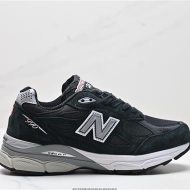 JJJJound x New Balance NB 990V3復古網面 織物豬皮 低幫 休閑跑步鞋