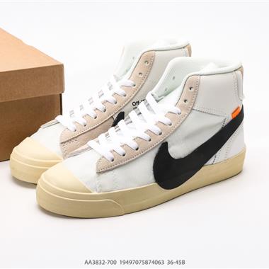 Off-White x Nike Blazer Mid 「Grim Reaper」 開拓者經典高幫百搭板鞋