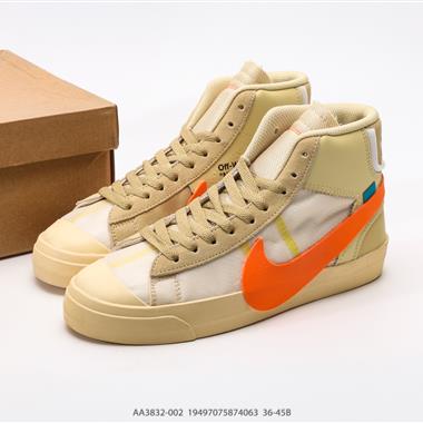 Off-White x Nike Blazer Mid 「Grim Reaper」 開拓者經典高幫百搭板鞋