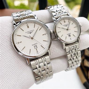 LONGINES    2024新款時尚休閒手錶  尺寸：男40MM 女30MM