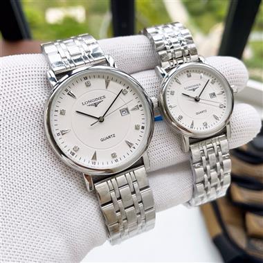 LONGINES    2024新款時尚休閒手錶  尺寸：男40MM 女30MM