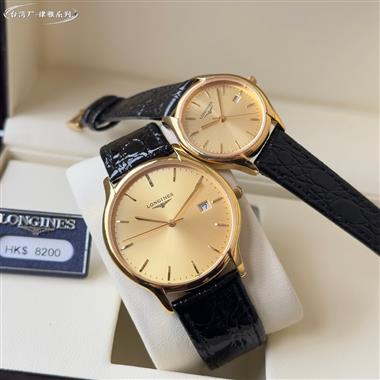 LONGINES    2024新款時尚休閒手錶  尺寸：男39MM 女36MM