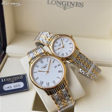 LONGINES    2024新款時尚休閒手錶  尺寸：男39MM 女36MM