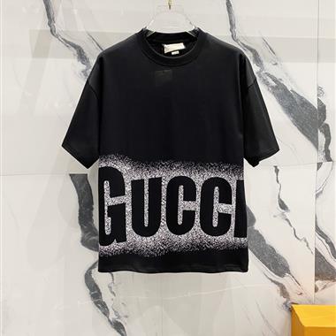 GUCCI   2025春季新款短袖T恤  歐規尺寸偏大