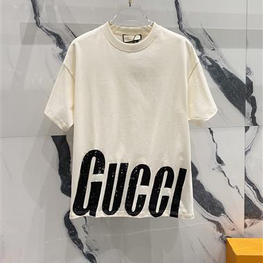 GUCCI   2025春季新款短袖T恤  歐規尺寸偏大