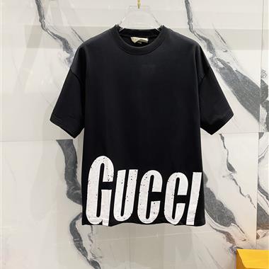 GUCCI   2025春季新款短袖T恤  歐規尺寸偏大