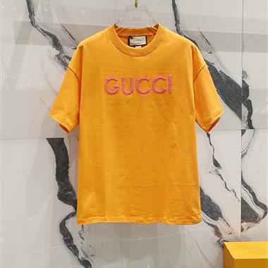 GUCCI   2025春季新款短袖T恤  歐規尺寸偏大