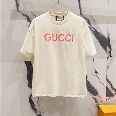 GUCCI   2025春季新款短袖T恤  歐規尺寸偏大