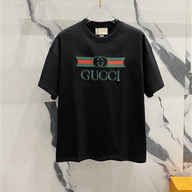 GUCCI   2025春季新款短袖T恤  歐規尺寸偏大