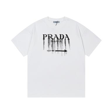 PRADA   2025春季新款短袖T恤  歐規尺寸偏大