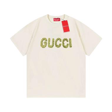 GUCCI   2025春季新款短袖T恤  歐規尺寸偏大