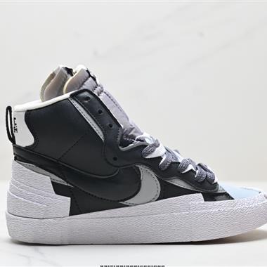 Sacai x Nike Blazer Mid 經典百搭中幫開拓者休閑運動板鞋 