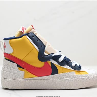 Sacai x Nike Blazer Mid 經典百搭中幫開拓者休閑運動板鞋 