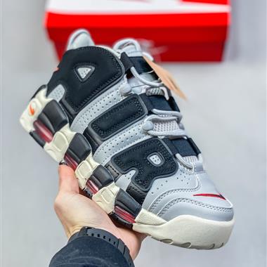 Nike Air More Uptempo '96 皮蓬全掌氣墊運動鞋厚底增高緩震慢跑鞋