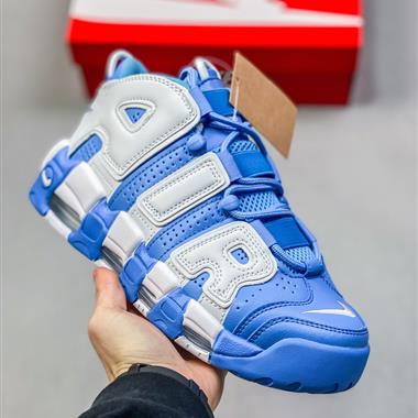 Nike Air More Uptempo '96 皮蓬全掌氣墊運動鞋厚底增高緩震慢跑鞋