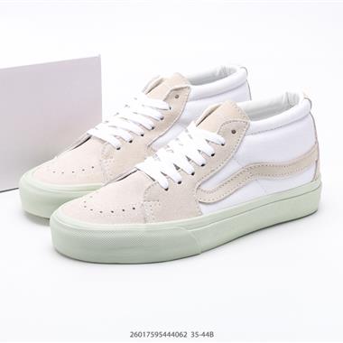 Vans 經典系列 SK8-Mid 帆布拼接鞋