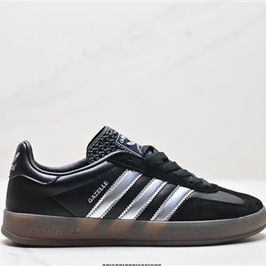 Adidas Originals GAZELLE INDOOR W三葉草休閑防滑耐磨低幫板鞋