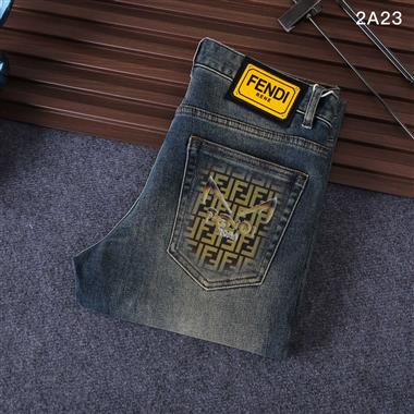 FENDI   2024秋冬新款休閒牛仔褲