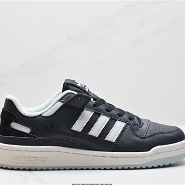 Adidas Forum LOW CL三葉草低邦 經典魔術貼復古板鞋