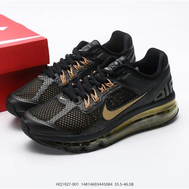 NIKE Air Max 2013 復古透氣網布全掌氣墊 緩震跑步鞋