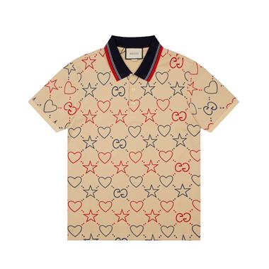 GUCCI   2025春季新款短袖POLO衫 