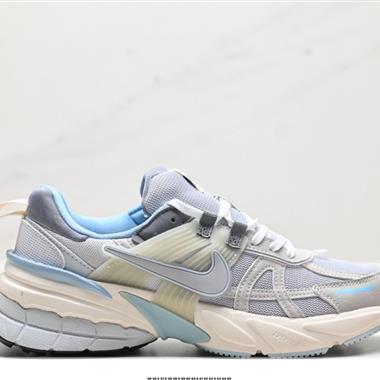 Nike Wmns V2K Runtekk Low」White Grey Pink」復古潮系列未來復古老爹風百搭休閑運動慢跑鞋