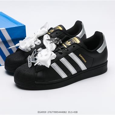 Adidas Originals Superstar XLG 貝殼頭系列低幫厚底松糕經典百搭休閑運動板鞋