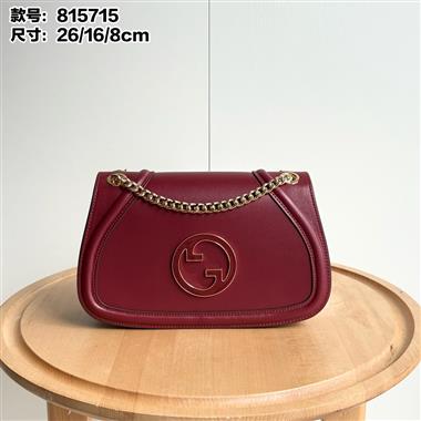 GUCCI  2025新款女生時尚包包 尺寸：26*16*8CM