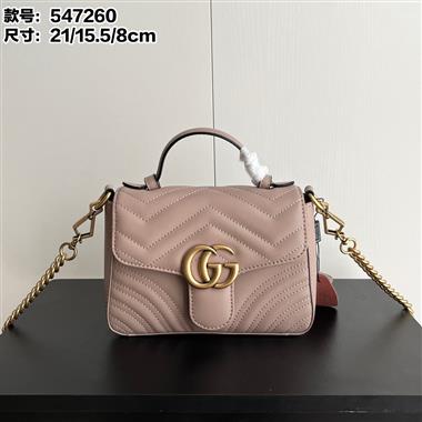 GUCCI  2025新款女生時尚包包 尺寸：21*15.5*8CM