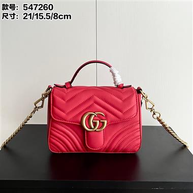 GUCCI  2025新款女生時尚包包 尺寸：21*15.5*8CM