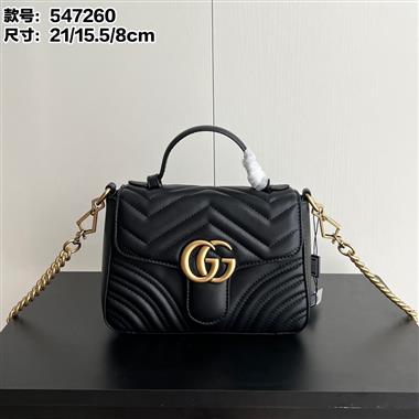 GUCCI  2025新款女生時尚包包 尺寸：21*15.5*8CM