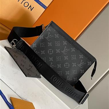 LOUIS VUITTON    2025新款男生時尚包包 尺寸：22 x 14.5 x 4.5CM