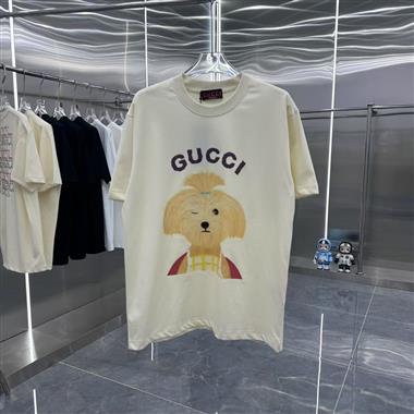 GUCCI   2025夏季新款短袖T恤  男女同款