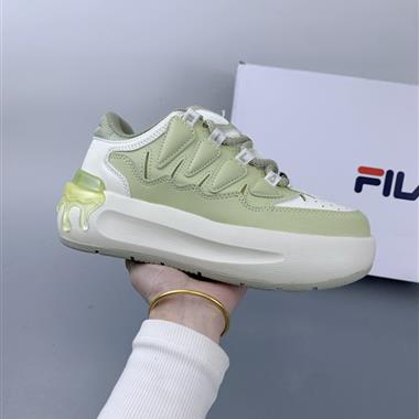 Fila Fusion Carrot Low 蘿蔔系列摩登老爹風增高厚底復古中性休閑運動慢跑鞋