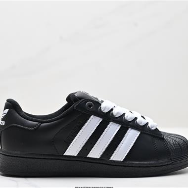 Adidas 三葉草 Originals Superstar貝殼頭系列低幫經典百搭休閑運動板鞋