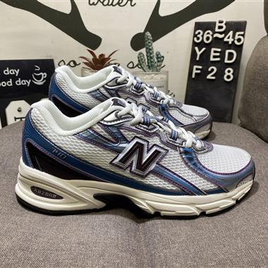New Balance 新百倫U740系列 拼接網眼透氣運動鞋休閑跑步鞋