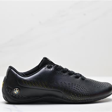 PUMA BMW M Motorsport Future Cat Leather 汽車聯名 舒適百搭 低幫賽車訓練鞋