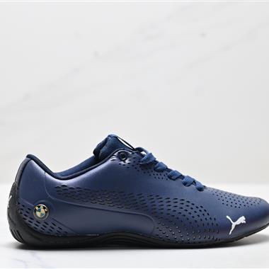 PUMA BMW M Motorsport Future Cat Leather 汽車聯名 舒適百搭 低幫賽車訓練鞋