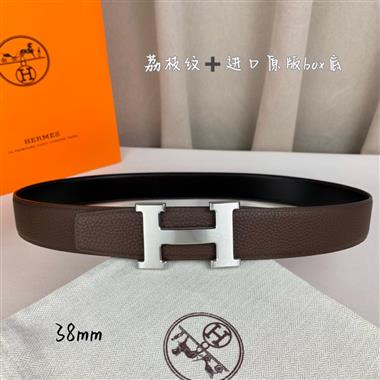 HERMES   2025新款時尚皮帶   3.8CM